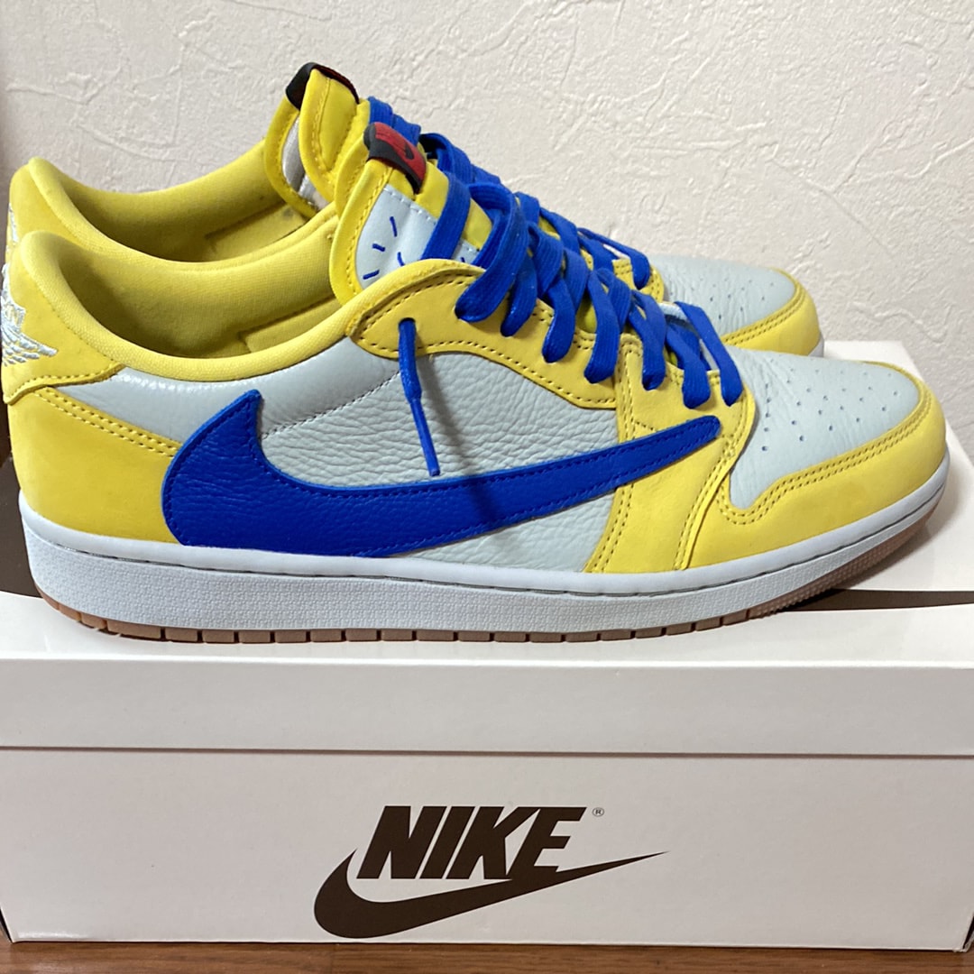 Travis Scott × Nike Women's Air Jordan 1 Retro Low OG "Canary"