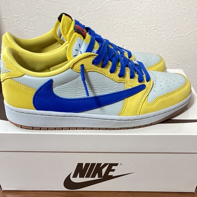 Travis Scott × Nike Women's Air Jordan 1 Retro Low OG "Canary"