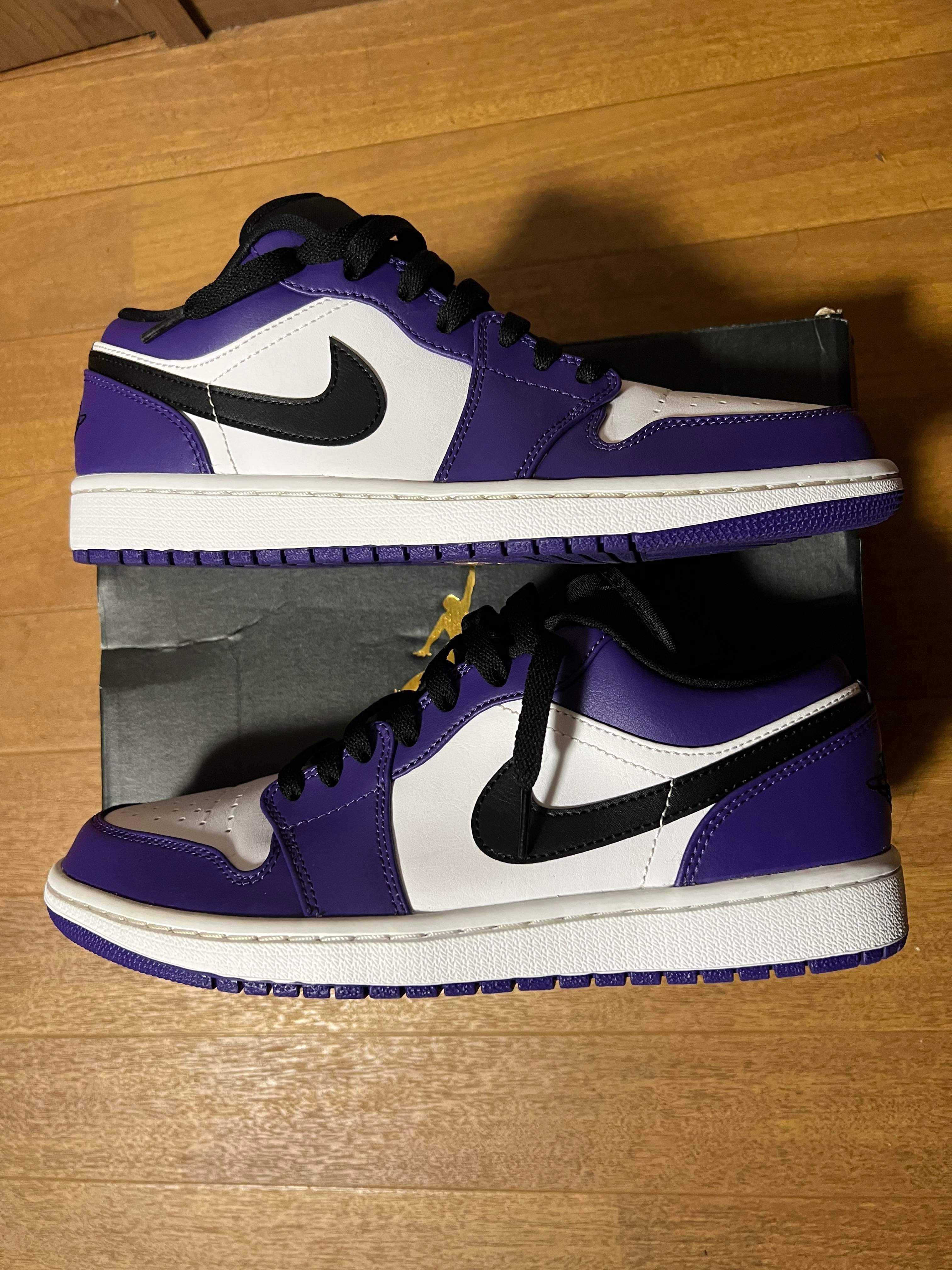 NIKE AIR JORDAN 1 LOW "COURT PURPLE"