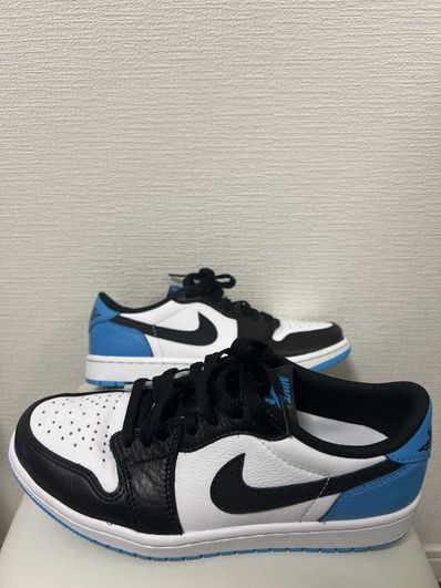 Nike Air Jordan 1 Low OG "Black and Dark Powder Blue/UNC"