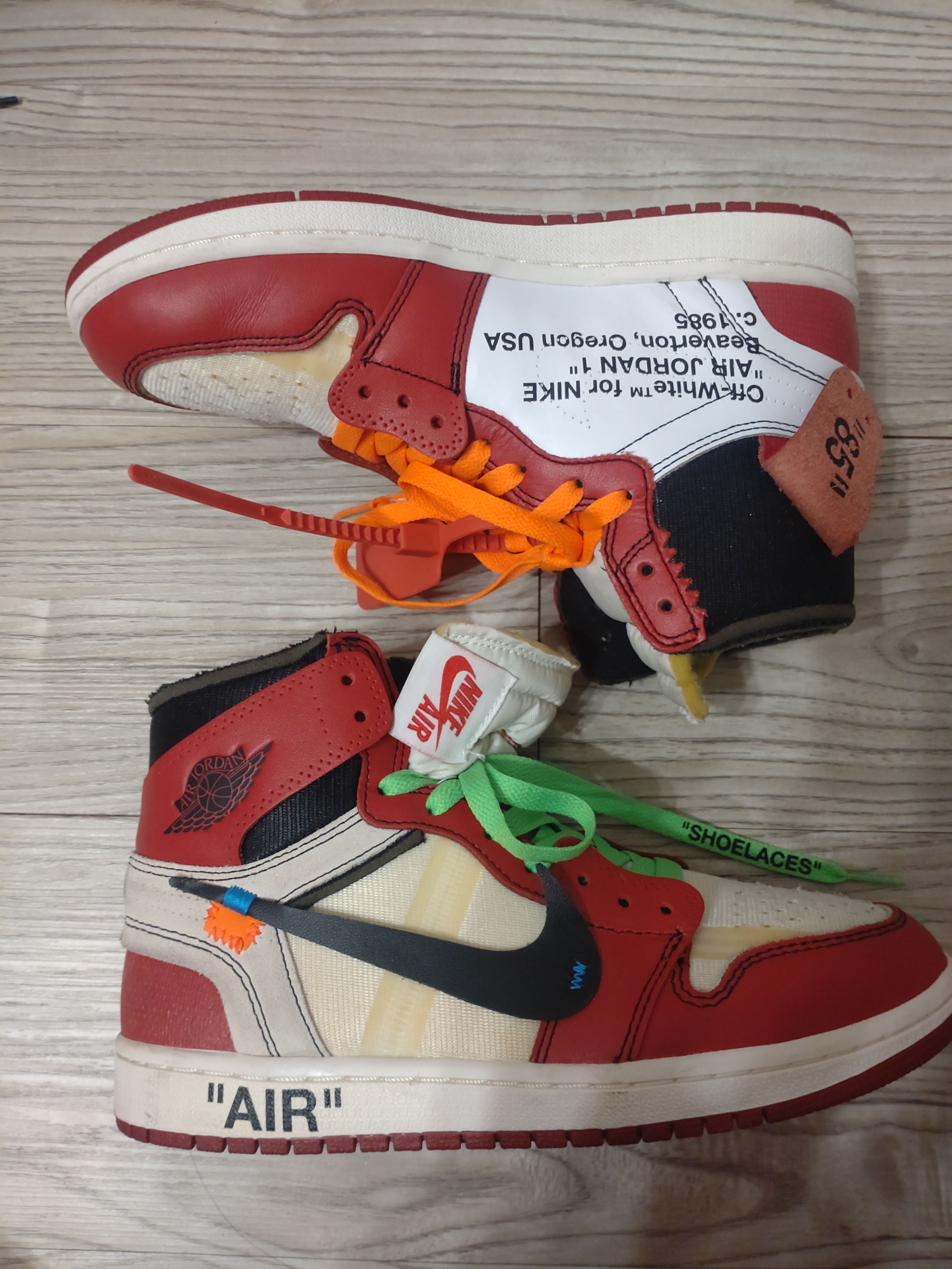 Off-White × Nike Air Jordan 1 Retro High The Ten "Chicago"