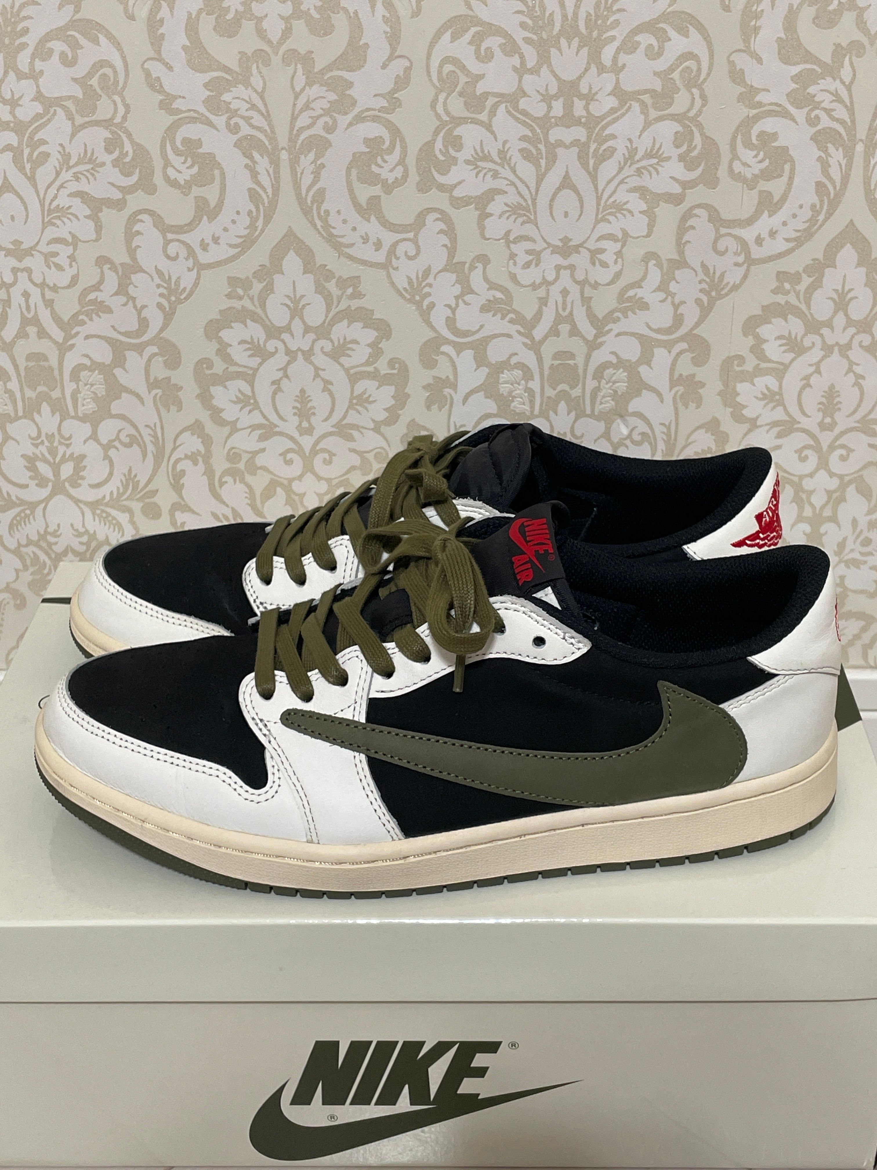 Travis Scott × Nike Women's Air Jordan 1 Low OG "Medium Olive"