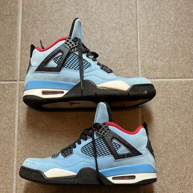 Travis Scott × Nike Air Jordan 4 Retro Cactus Jack "University Blue"