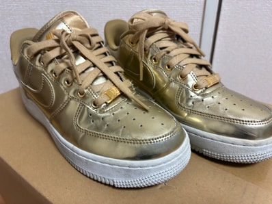 Nike Women's Air Force 1 Low "Metallic Gold"