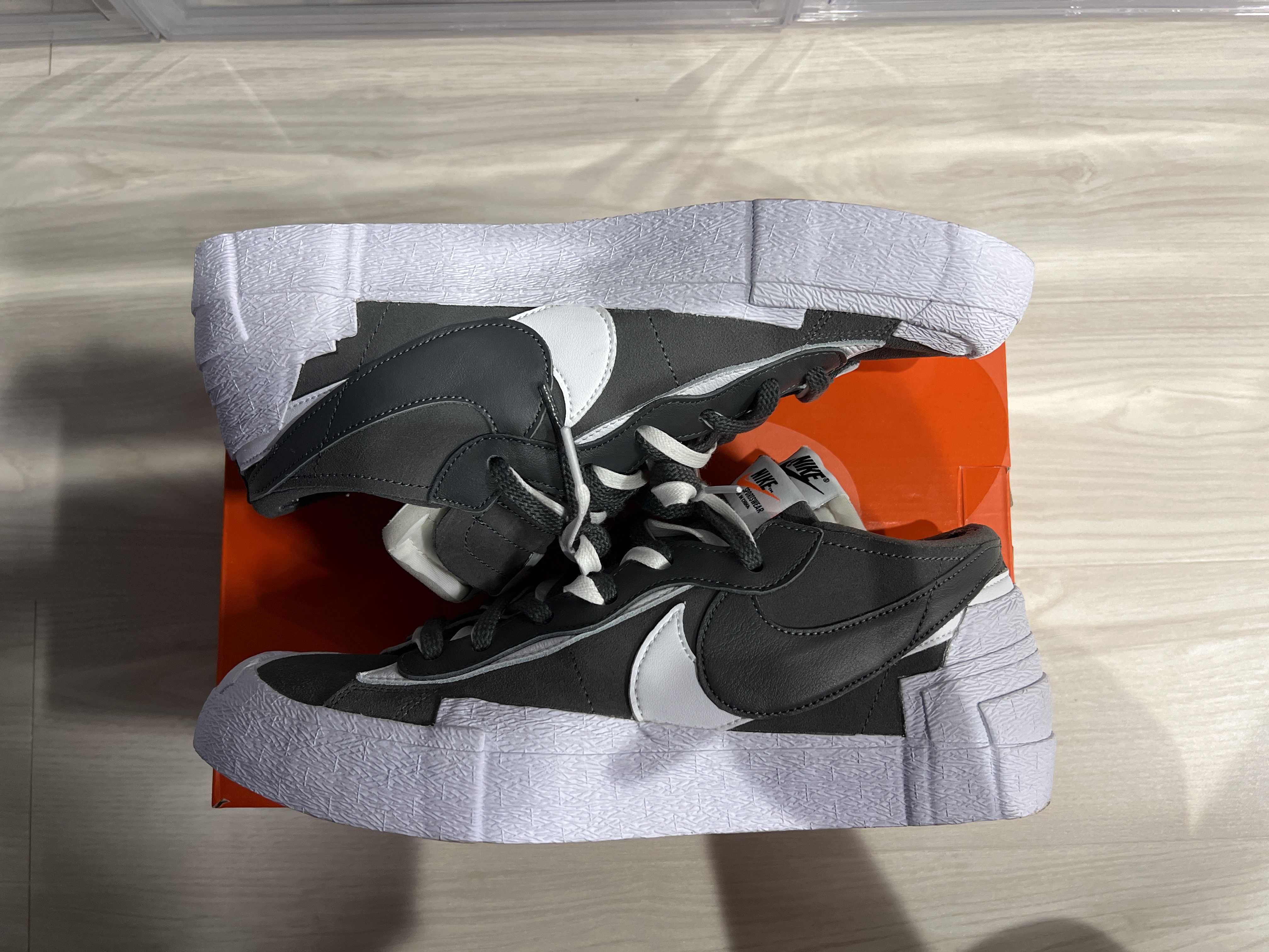 Sacai × Nike Blazer Low "Iron Grey"