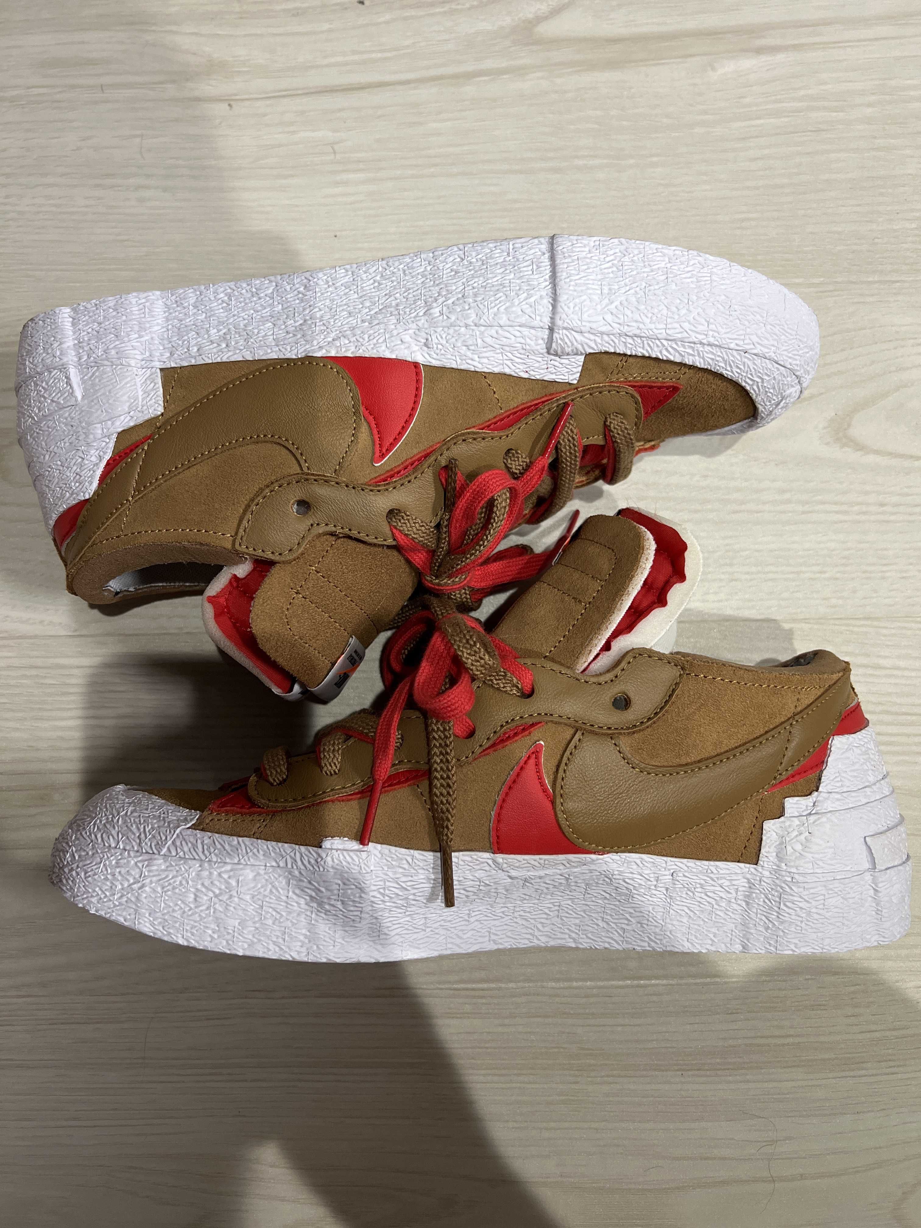 SACAI × NIKE BLAZER LOW "BRITISH TAN"