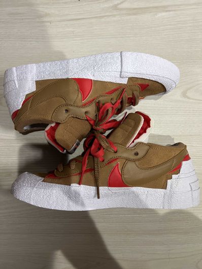 SACAI × NIKE BLAZER LOW "BRITISH TAN"