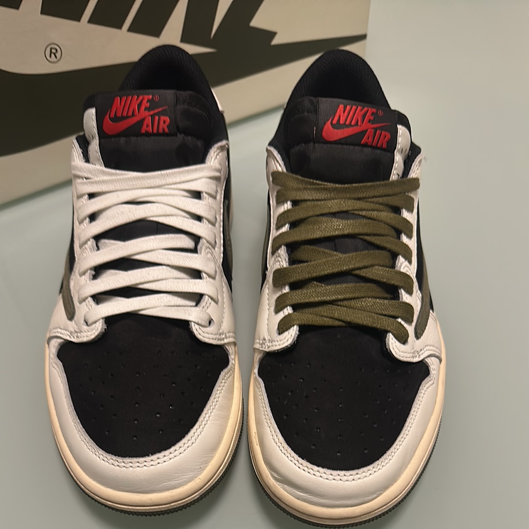 Travis Scott × Nike Women's Air Jordan 1 Low OG "Medium Olive"