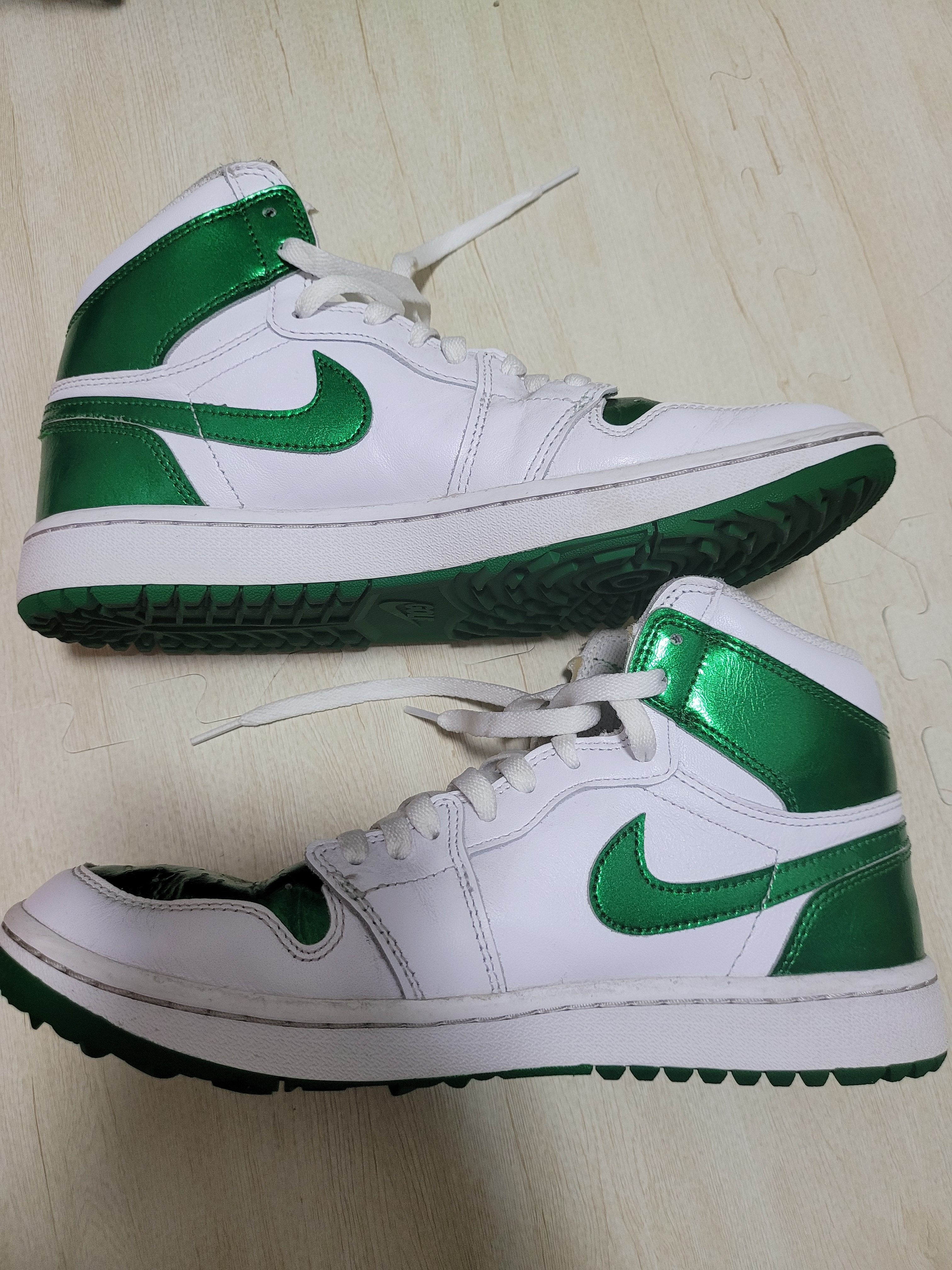 Nike Air Jordan 1 High Golf "Metallic Green"