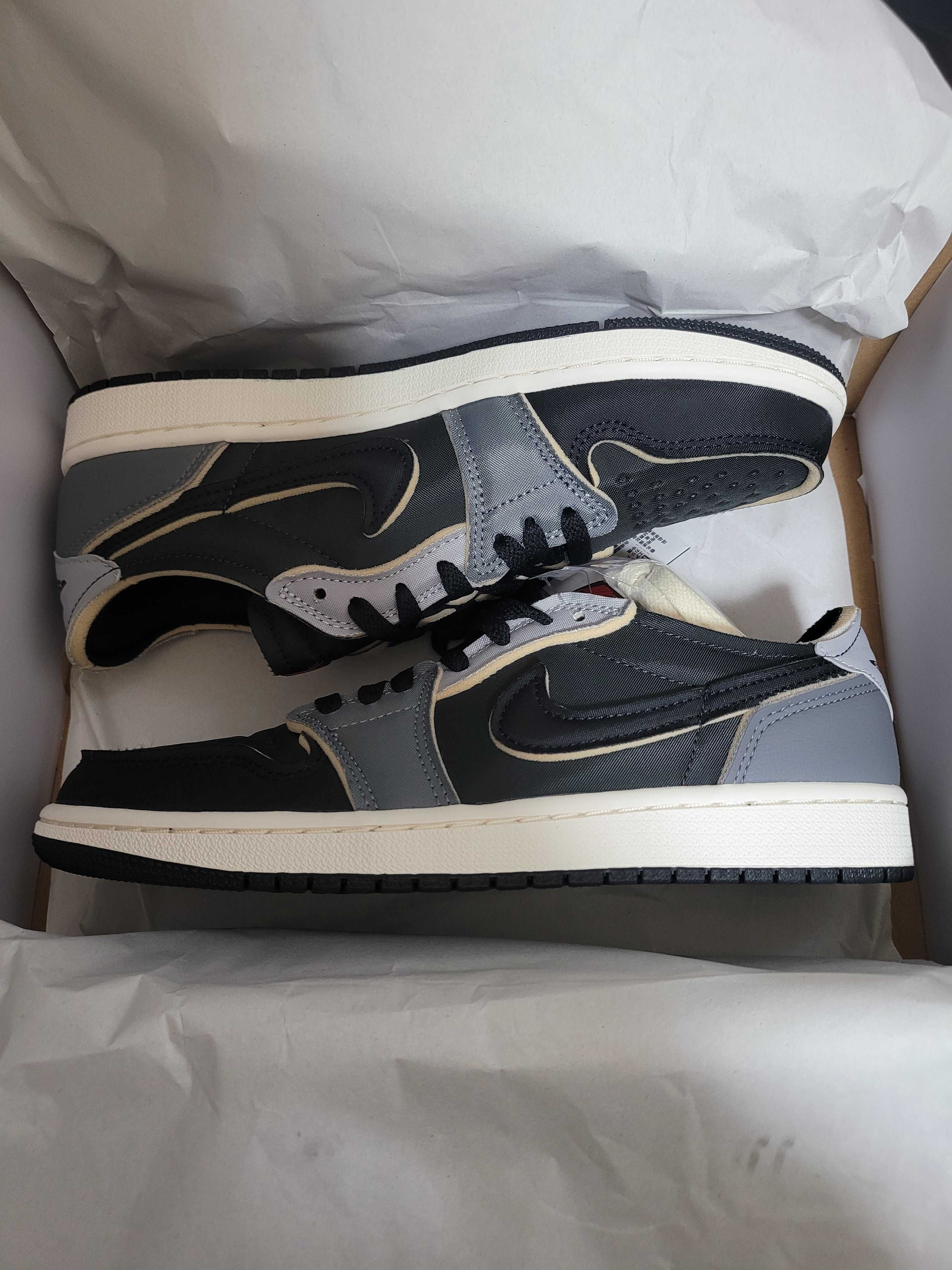Nike Air Jordan 1 Low OG EX "Black and Smoke Grey"