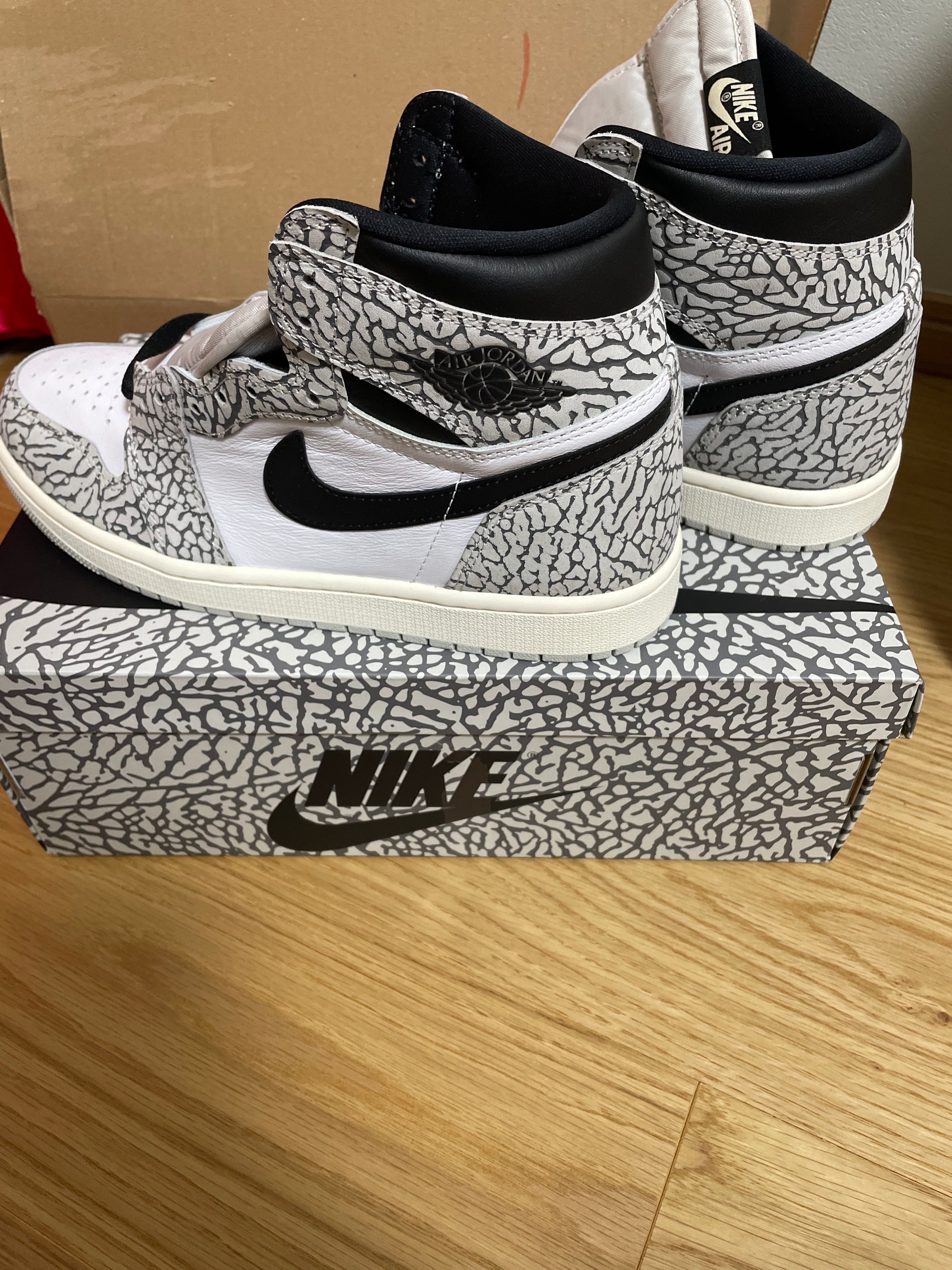 Nike Air Jordan 1 High OG "White Cement/Safari"