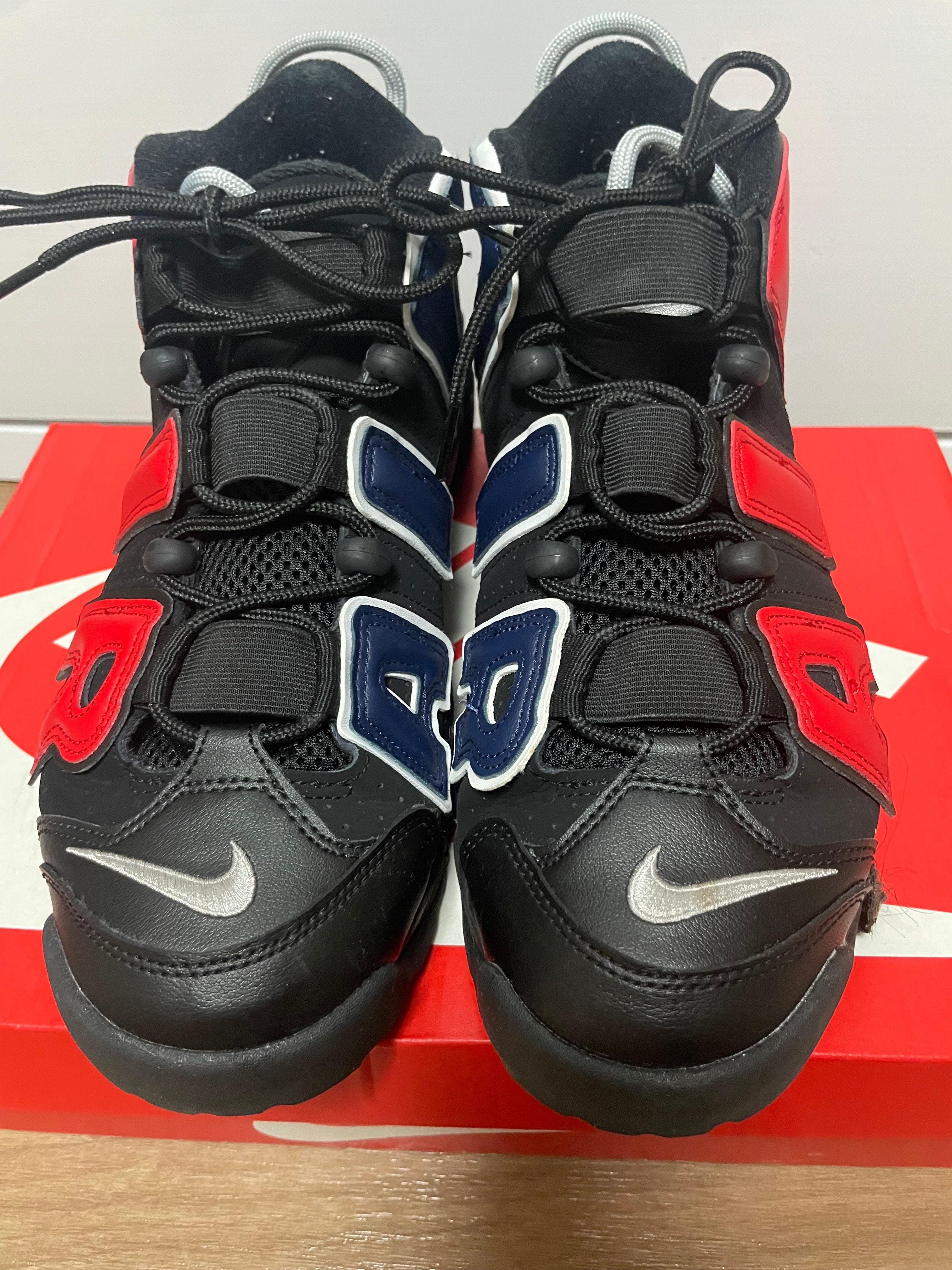 Nike Air More Uptempo '96 "Black and University Red"