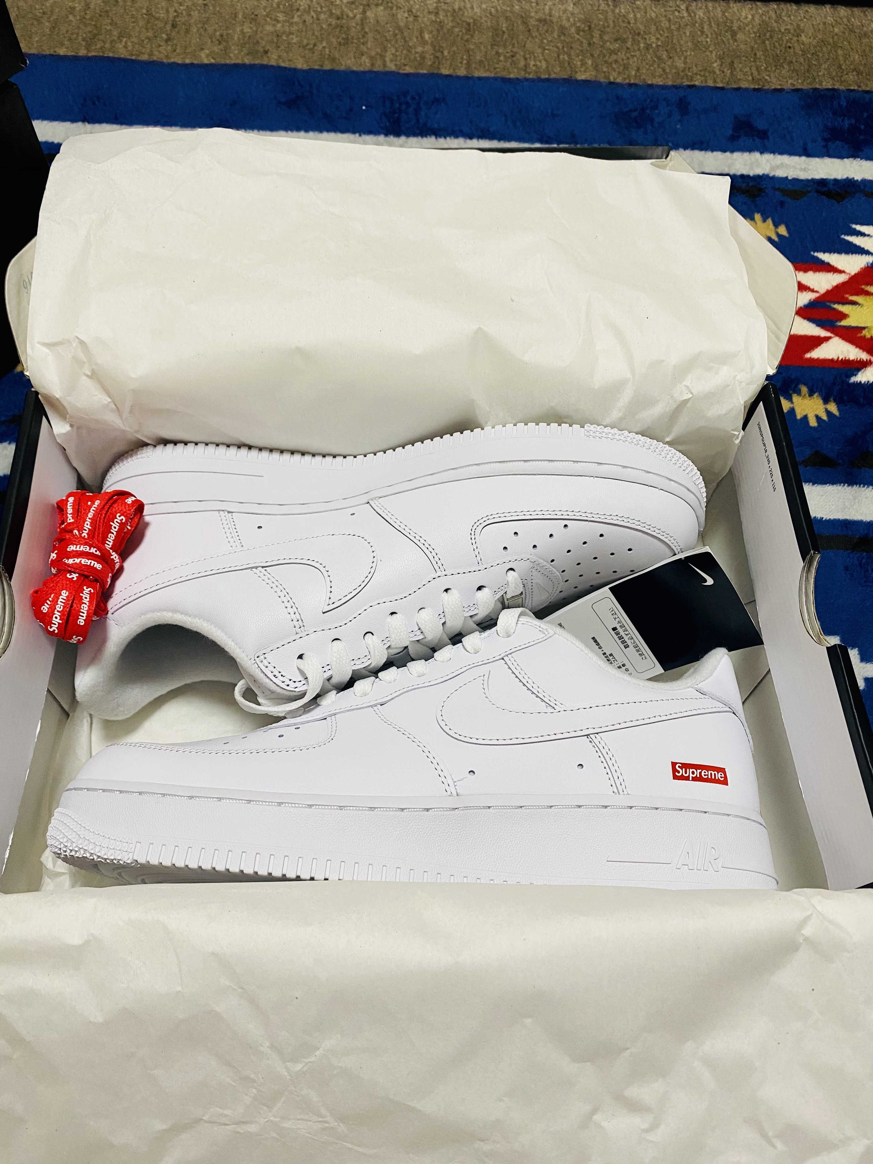 Supreme × Nike Air Force 1 Low "White"