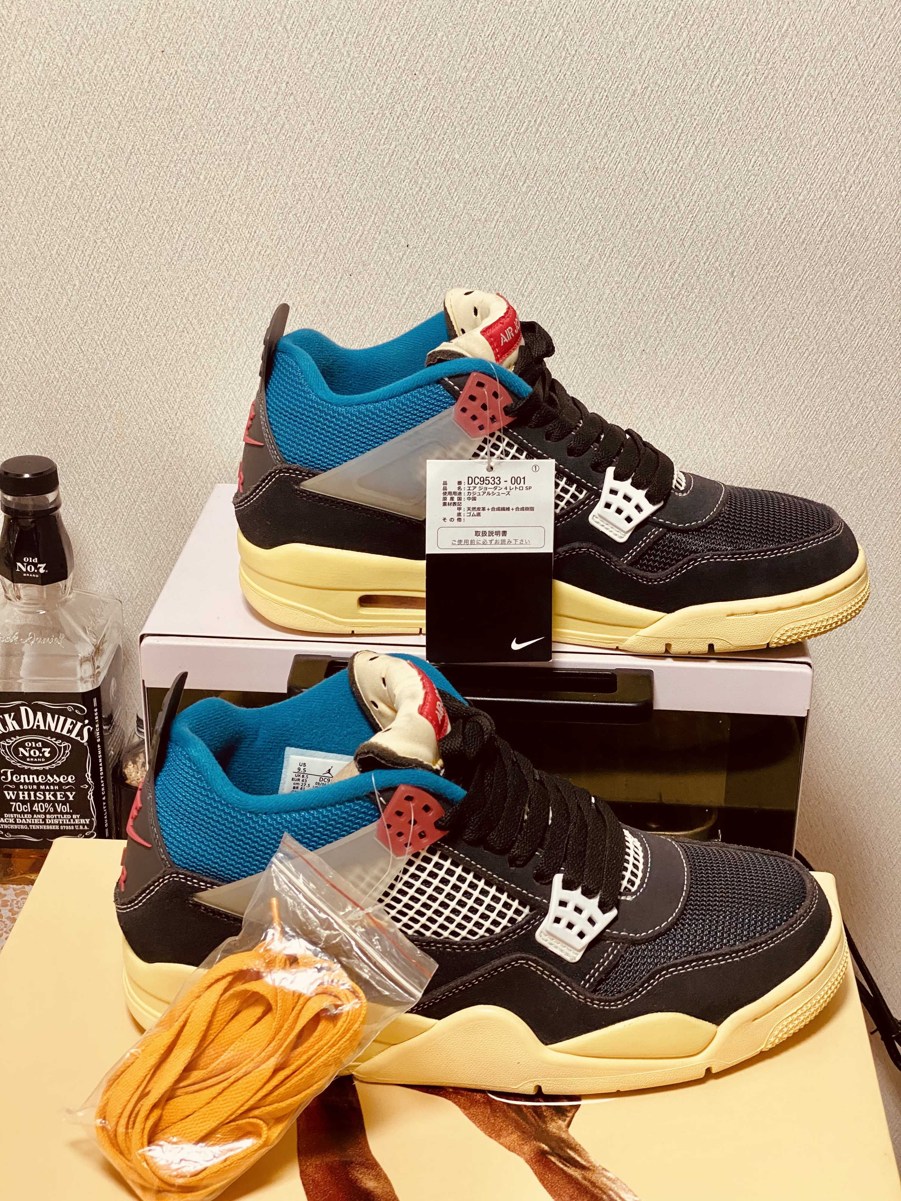 UNION × NIKE AIR JORDAN 4 "OFF NOIR"