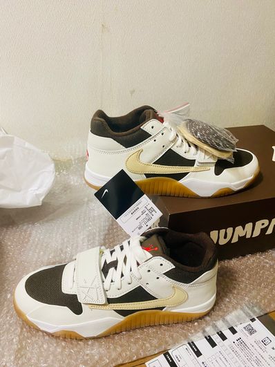 Travis Scott × Nike Jordan Jumpman Jack TR "Sail and Dark Mocha"