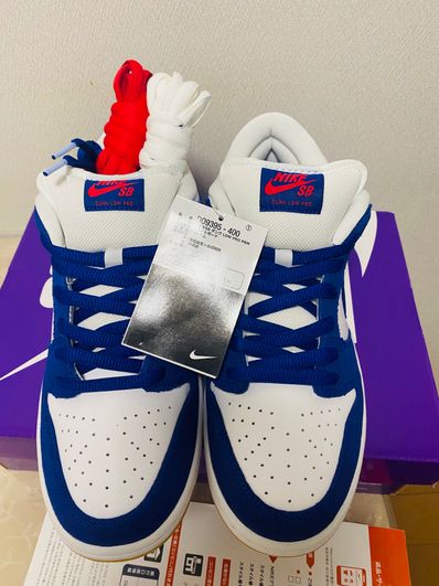Nike SB Dunk Low "Los Angeles Dodgers/Deep Royal Blue"