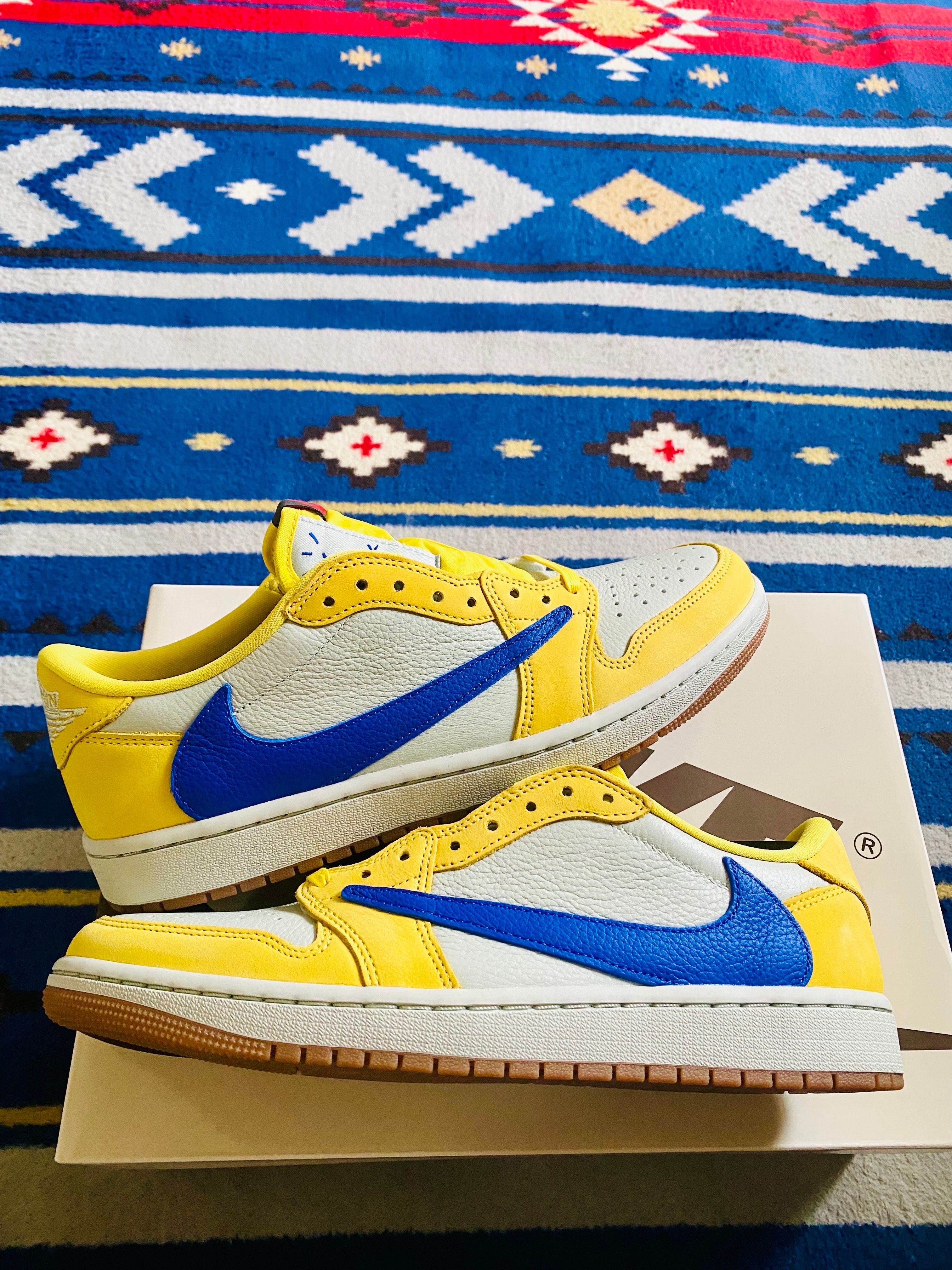 Travis Scott × Nike Women's Air Jordan 1 Retro Low OG "Canary"