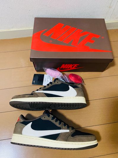 Travis Scott × Nike Air Jordan 1 Low OG SP-T "Black/Dark Mocha"