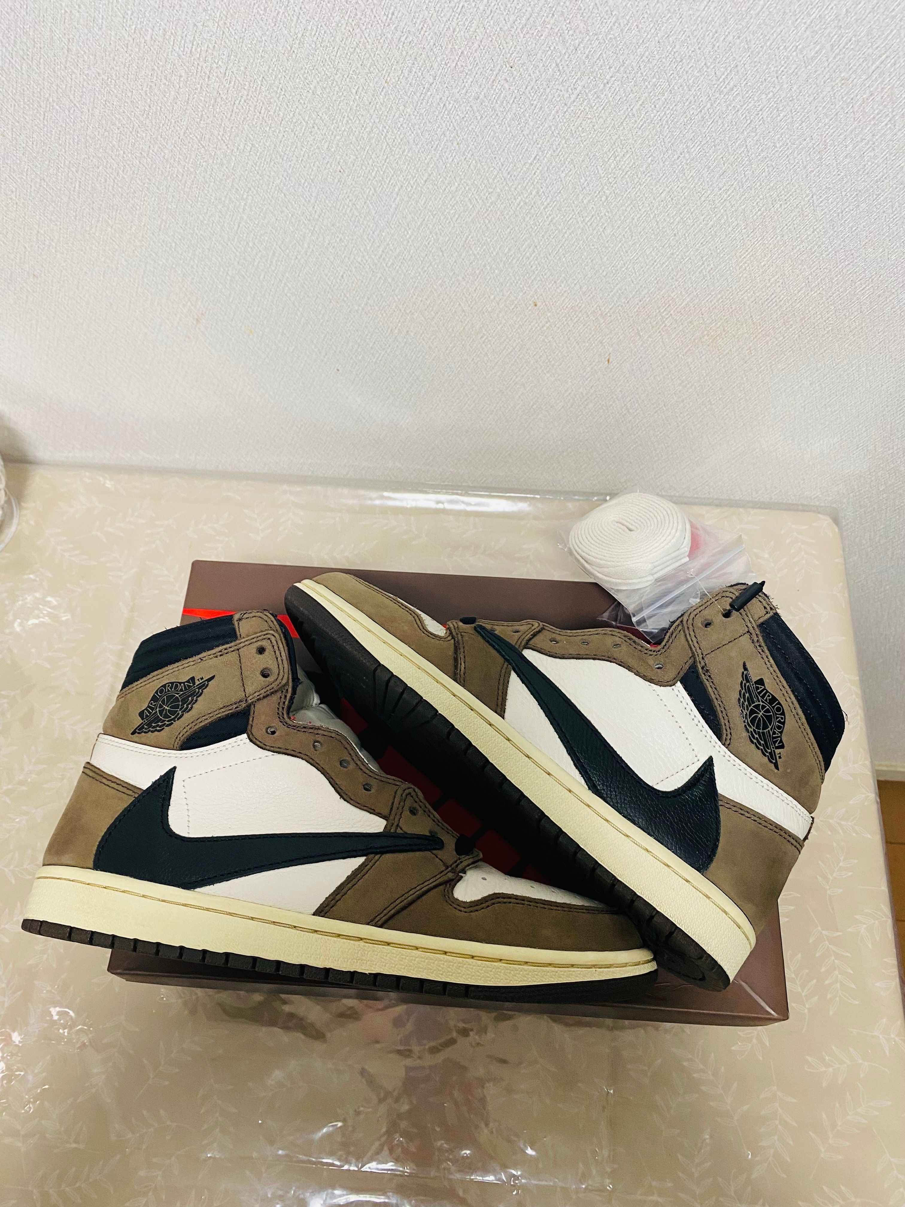 Travis Scott × Nike Air Jordan 1 Retro High OG TS SP "Sail/Dark Mocha"