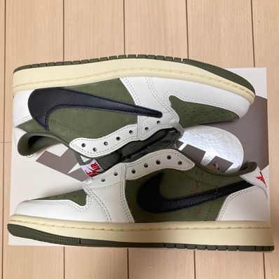 Travis Scott × Nike Air Jordan 1 Low OG SP "Reverse Olive"