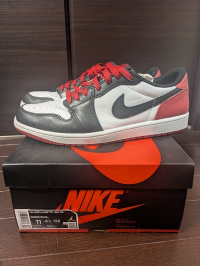 Nike Air Jordan 1 Retro Low OG "Black Toe"