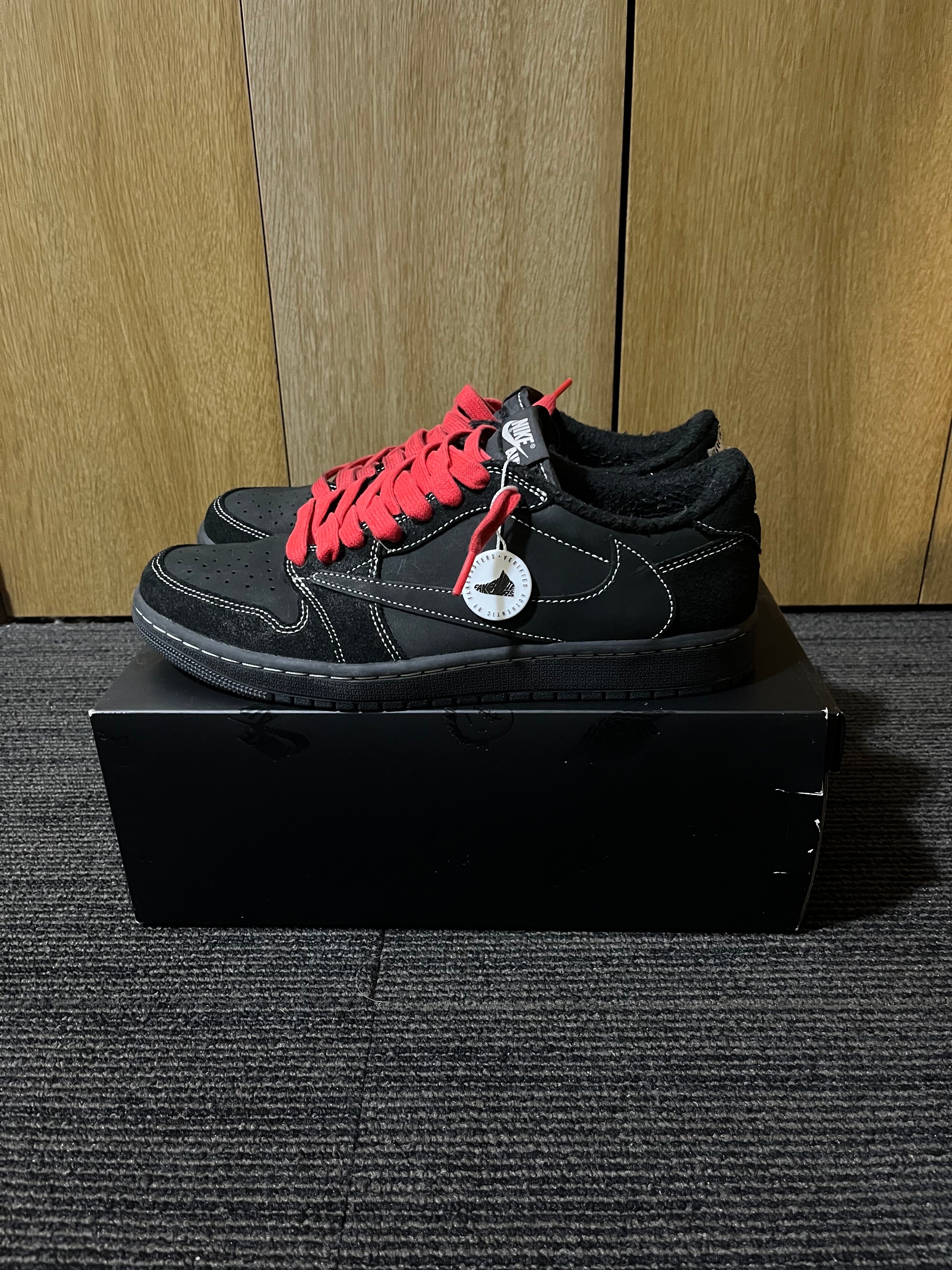 Travis Scott × Nike Air Jordan 1 Low OG SP "Black Phantom"