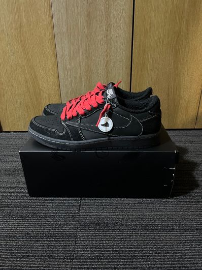 Travis Scott × Nike Air Jordan 1 Low OG SP "Black Phantom"