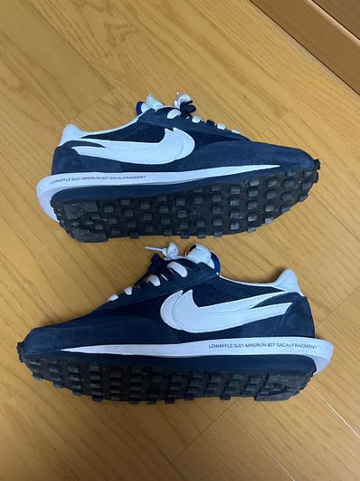 Fragment × sacai × Nike LD Waffle "Blackended Blue"