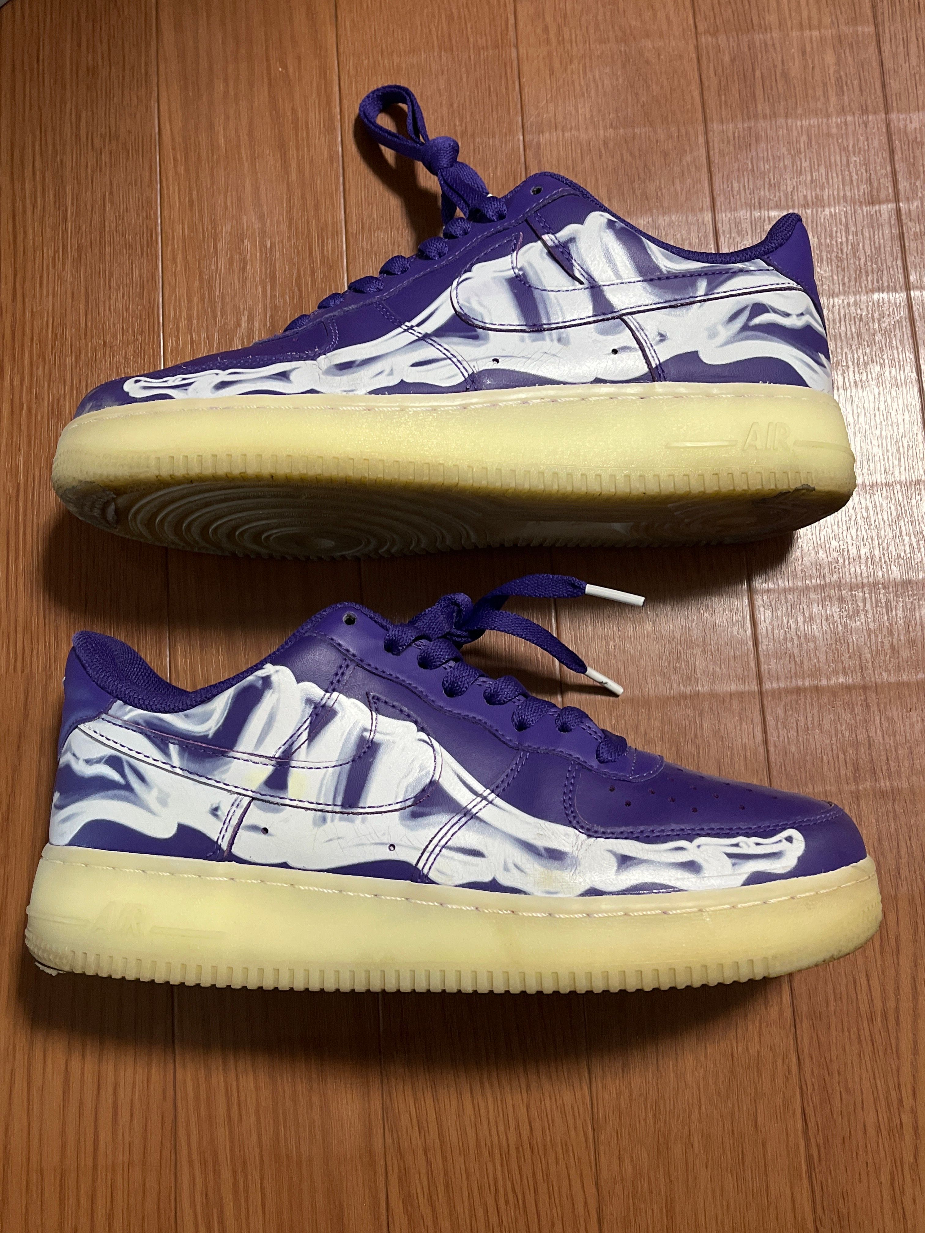 Nike Air Force 1 "Purple Skeleton"