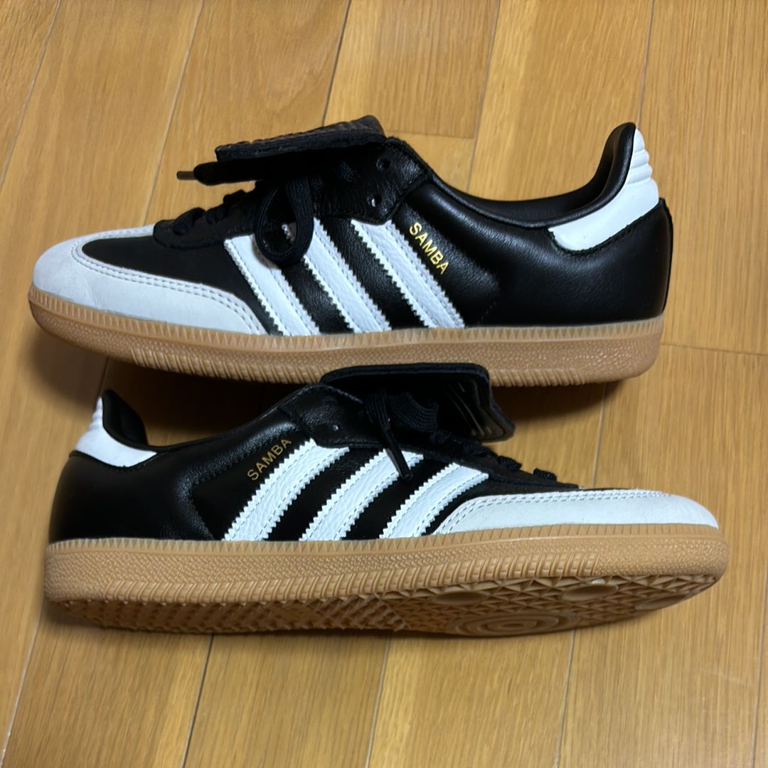 adidas Women's Samba LT "Core Black/Footwear White/Gold Metallic"