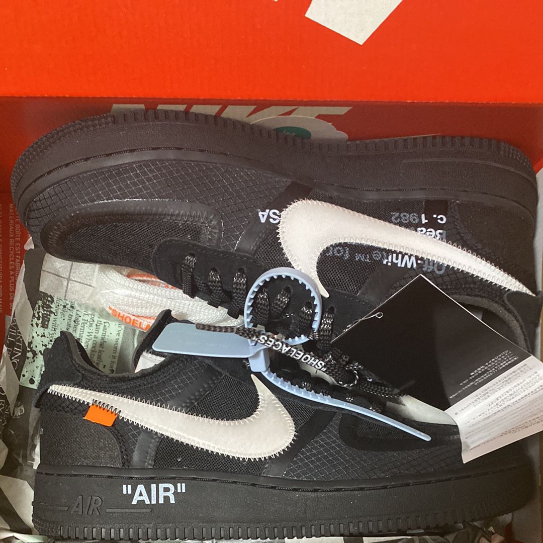 Off-White × Nike Air Force 1 Low "Black"