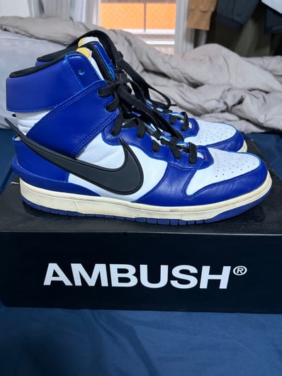 Ambush × Nike Dunk High "Deep Royal"
