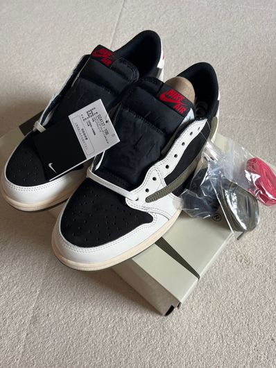 Travis Scott × Nike Women's Air Jordan 1 Low OG "Medium Olive"