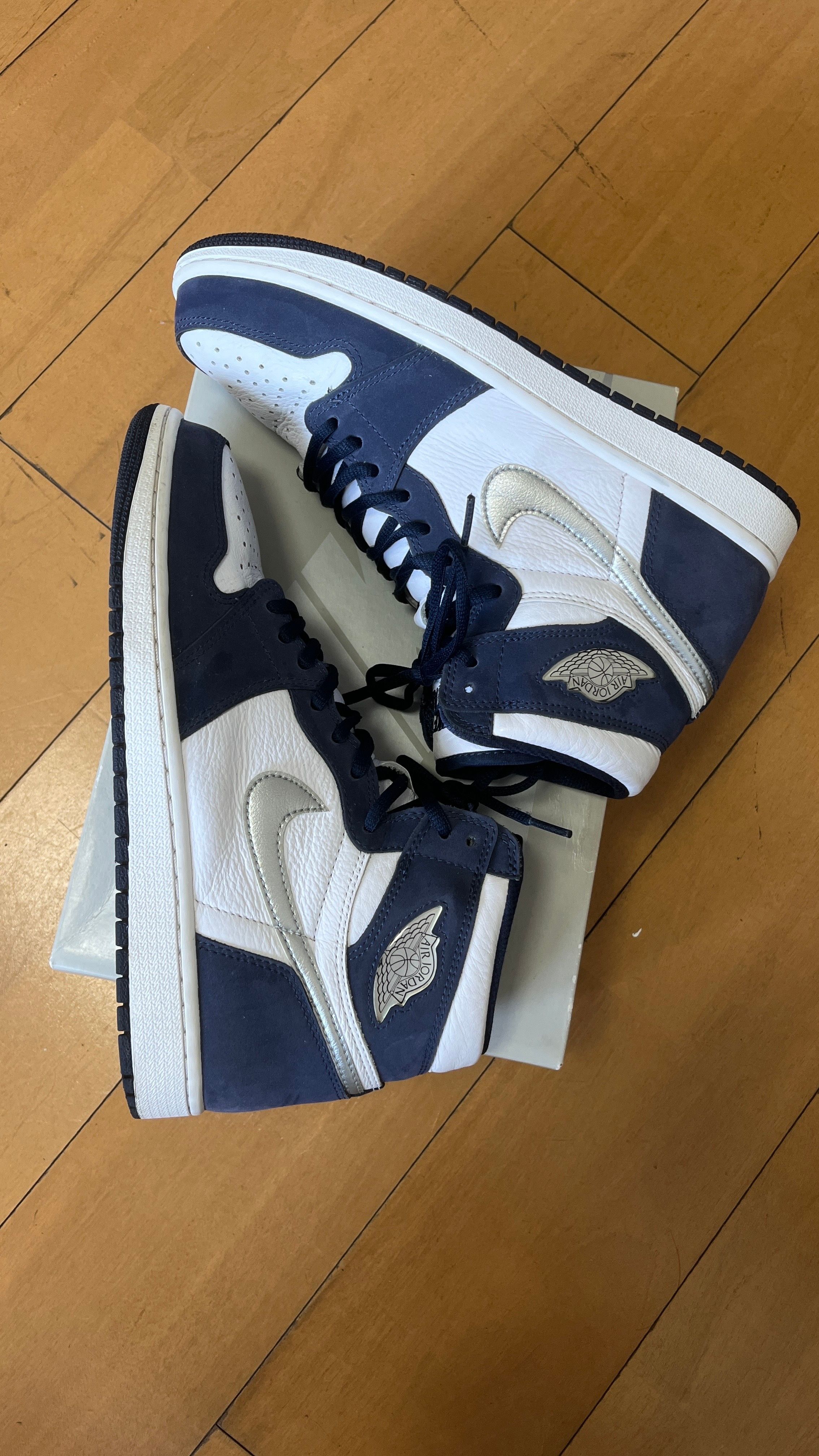 Nike Air Jordan 1 High OG CO.JP "White/Midnight Navy" (2020)(ブリーフケースなし)