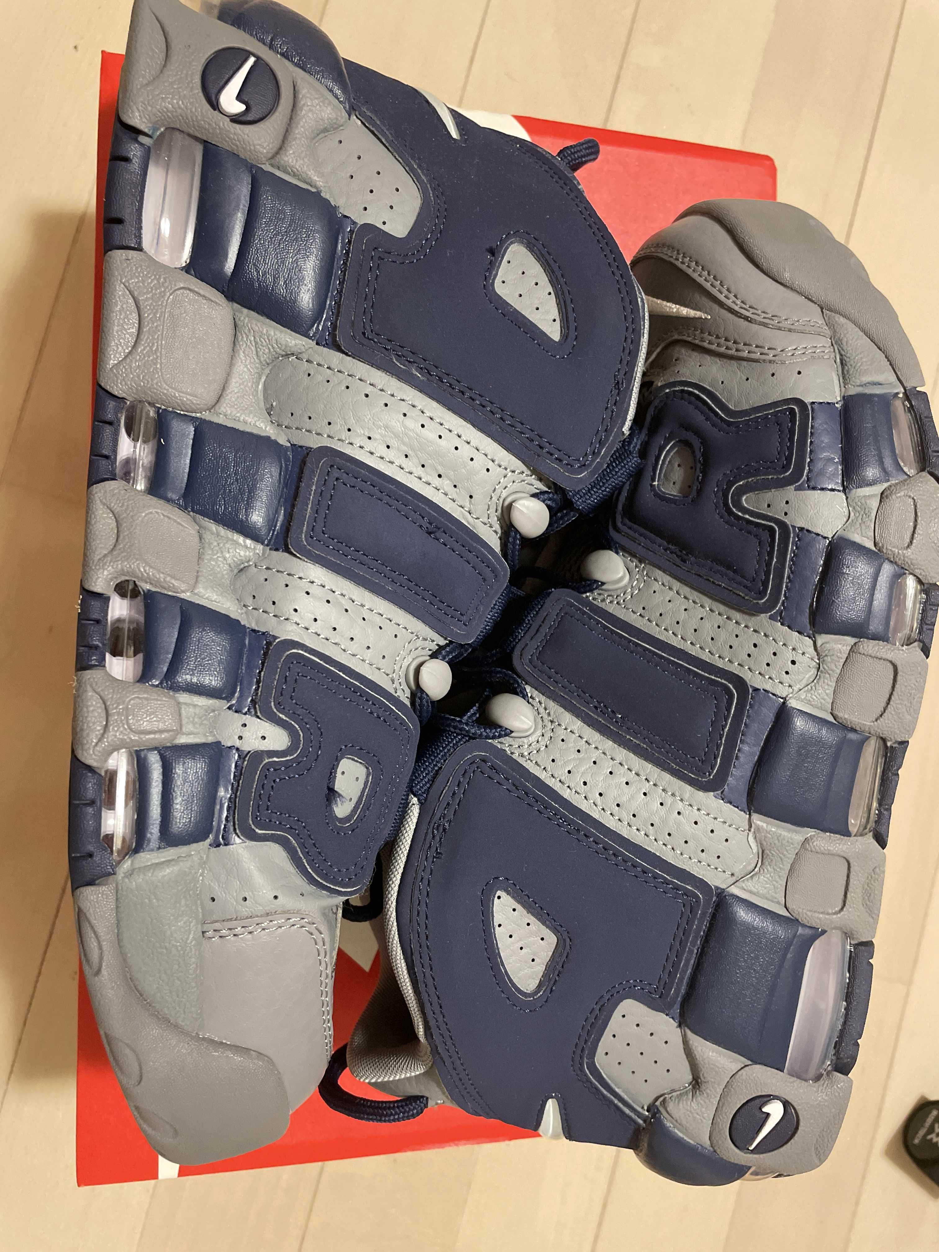 Nike Air More Uptempo '96 "Cool Grey/White/Midnight Navy"