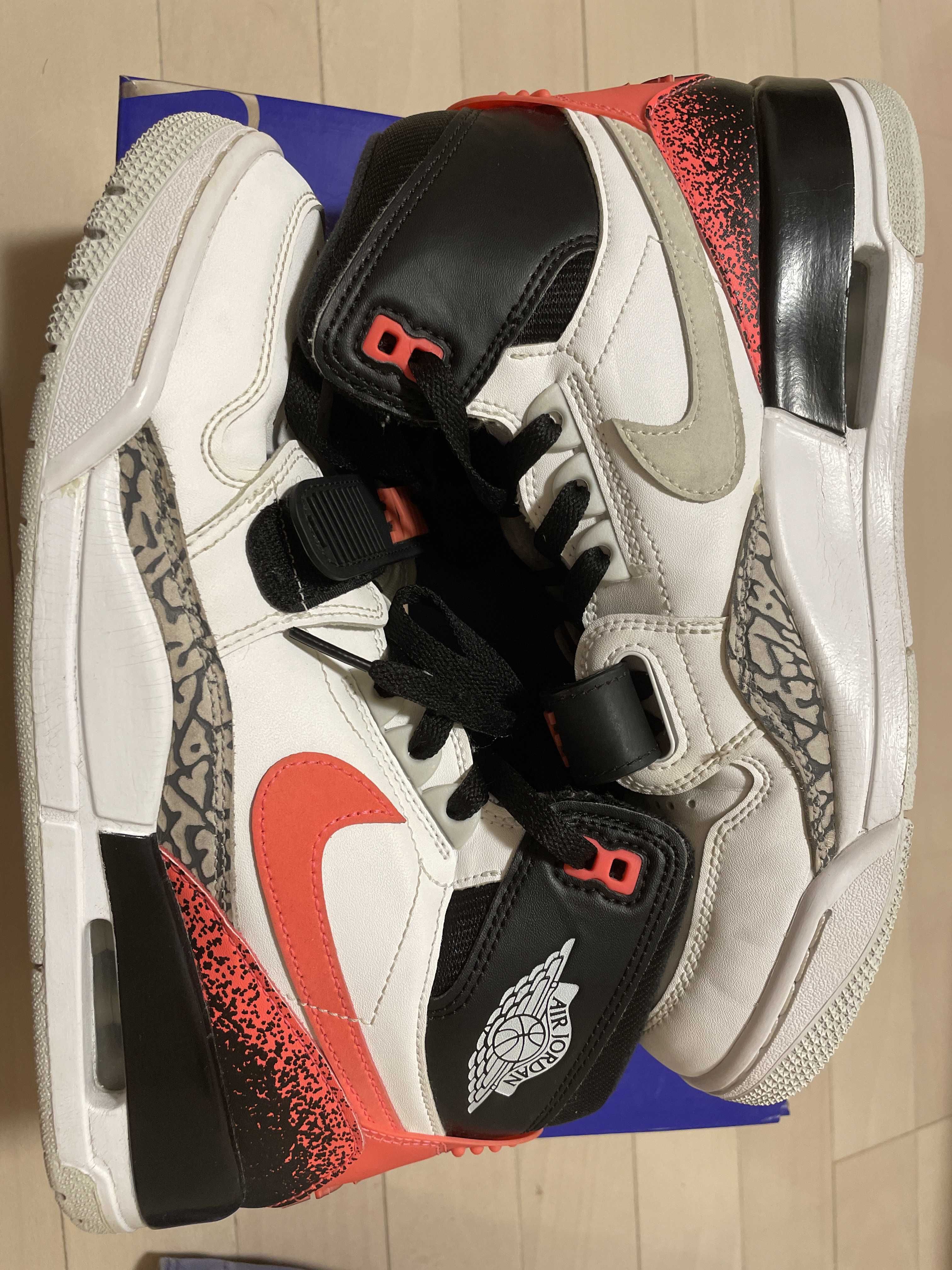 DON C × NIKE JORDAN LEGACY 312 HOT LAVA-BLACK-ZEN "GREY"