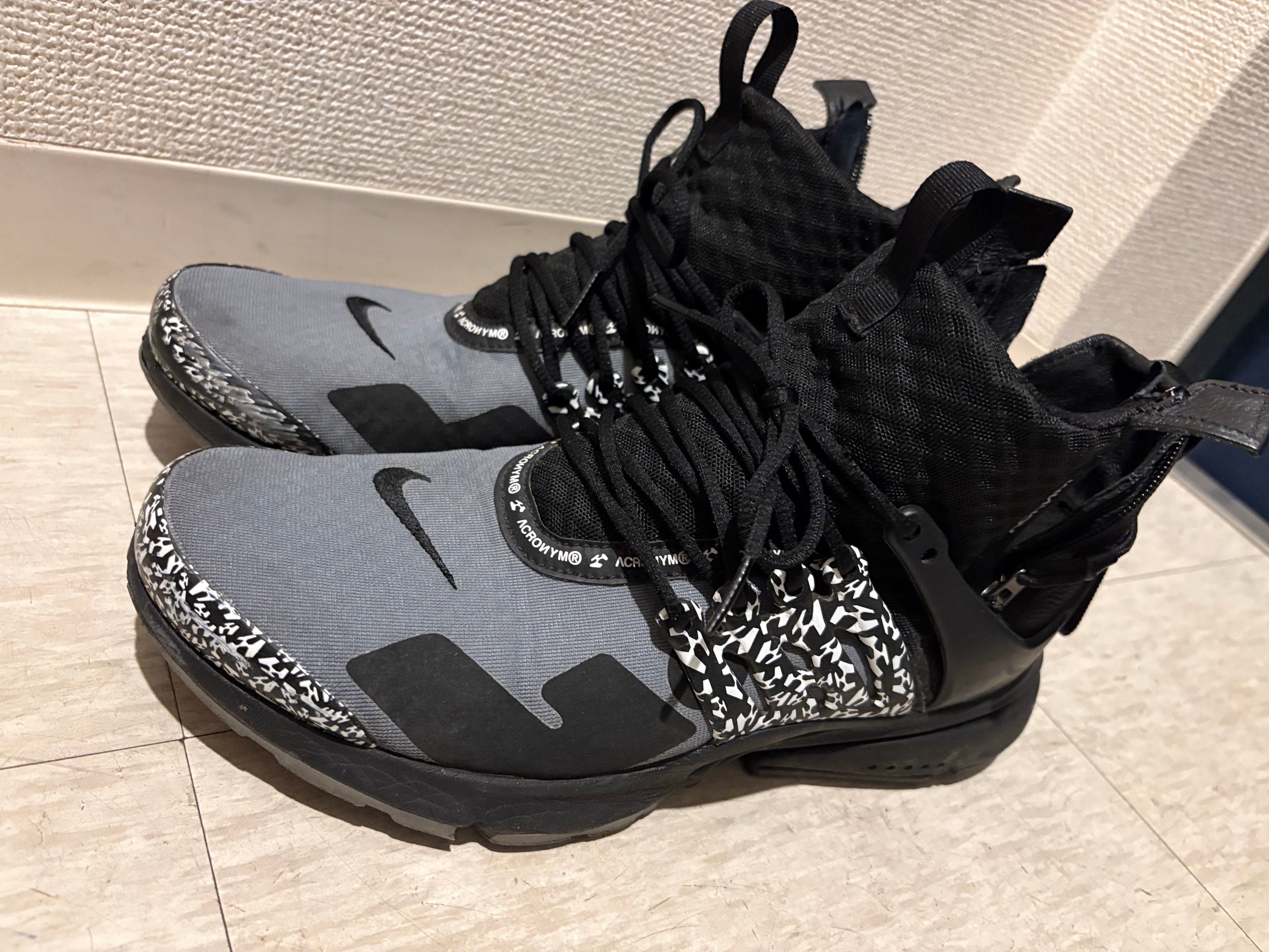 ACRONYM × Nike Air Presto Mid "Cool Grey/Black"