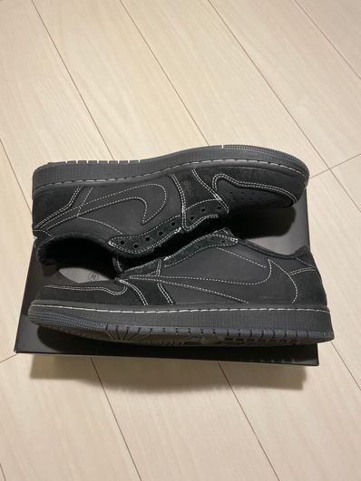 Travis Scott × Nike Air Jordan 1 Low OG SP "Black Phantom"