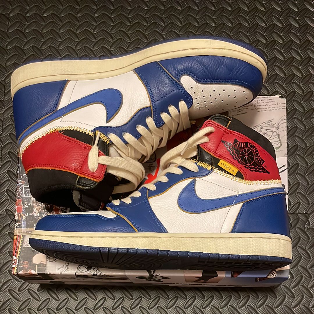 Union × Nike Air Jordan 1 Retro High OG NRG "Storm Blue/Varsity Red"