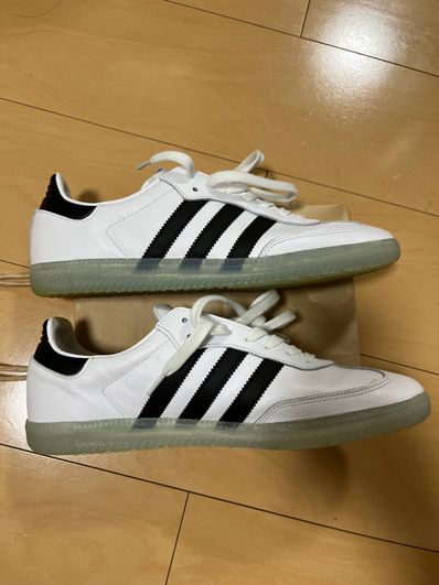 Jason Dill × adidas Skateboarding Samba "White/Core Black & Gold"