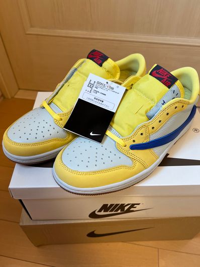 Travis Scott × Nike Women's Air Jordan 1 Retro Low OG "Canary"