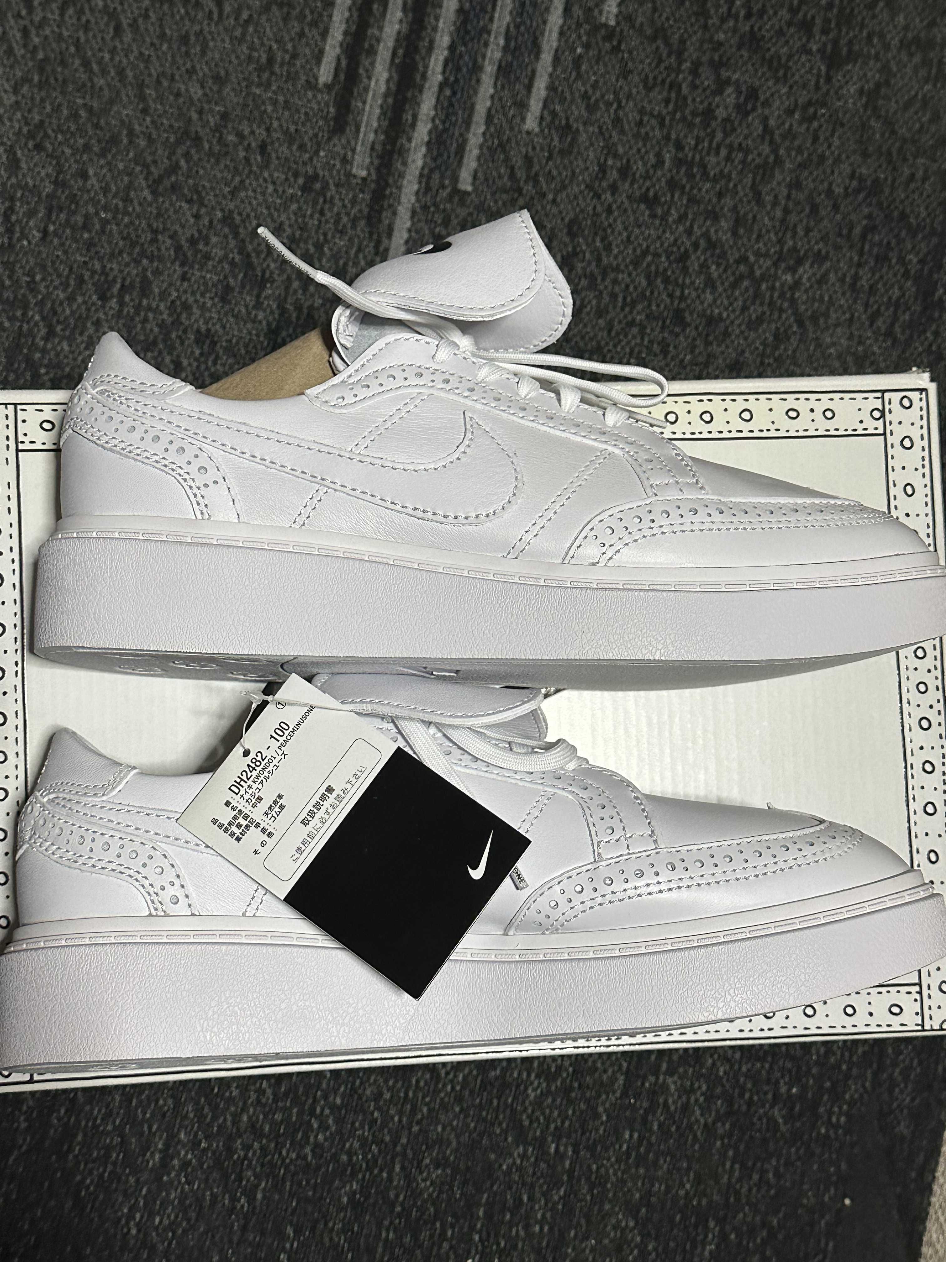 PEACEMINUSONE × Nike Kwondo1 "White" / G-DRAGON