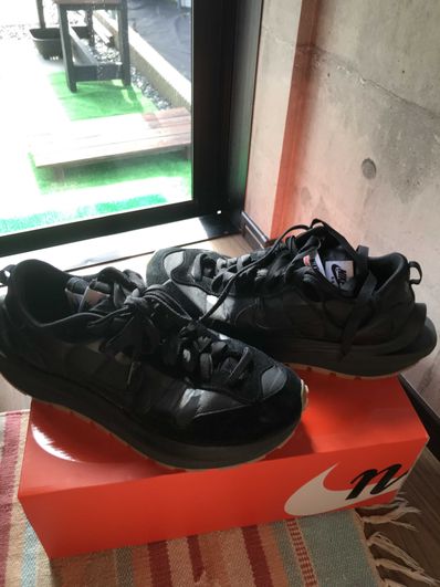 sacai × Nike VaporWaffle "Black Gum"