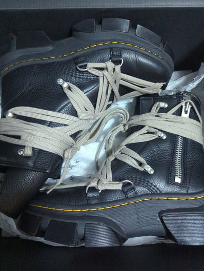 Rick Owens × Dr.Martens 1460 DMXL Mega Lace Boot "Black"