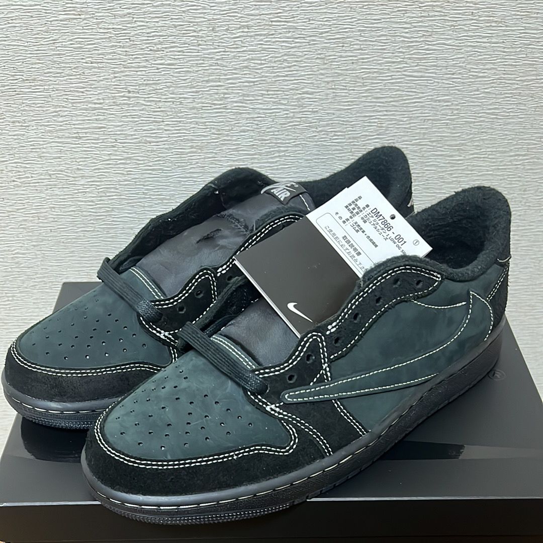 Travis Scott × Nike Air Jordan 1 Low OG SP "Black Phantom"