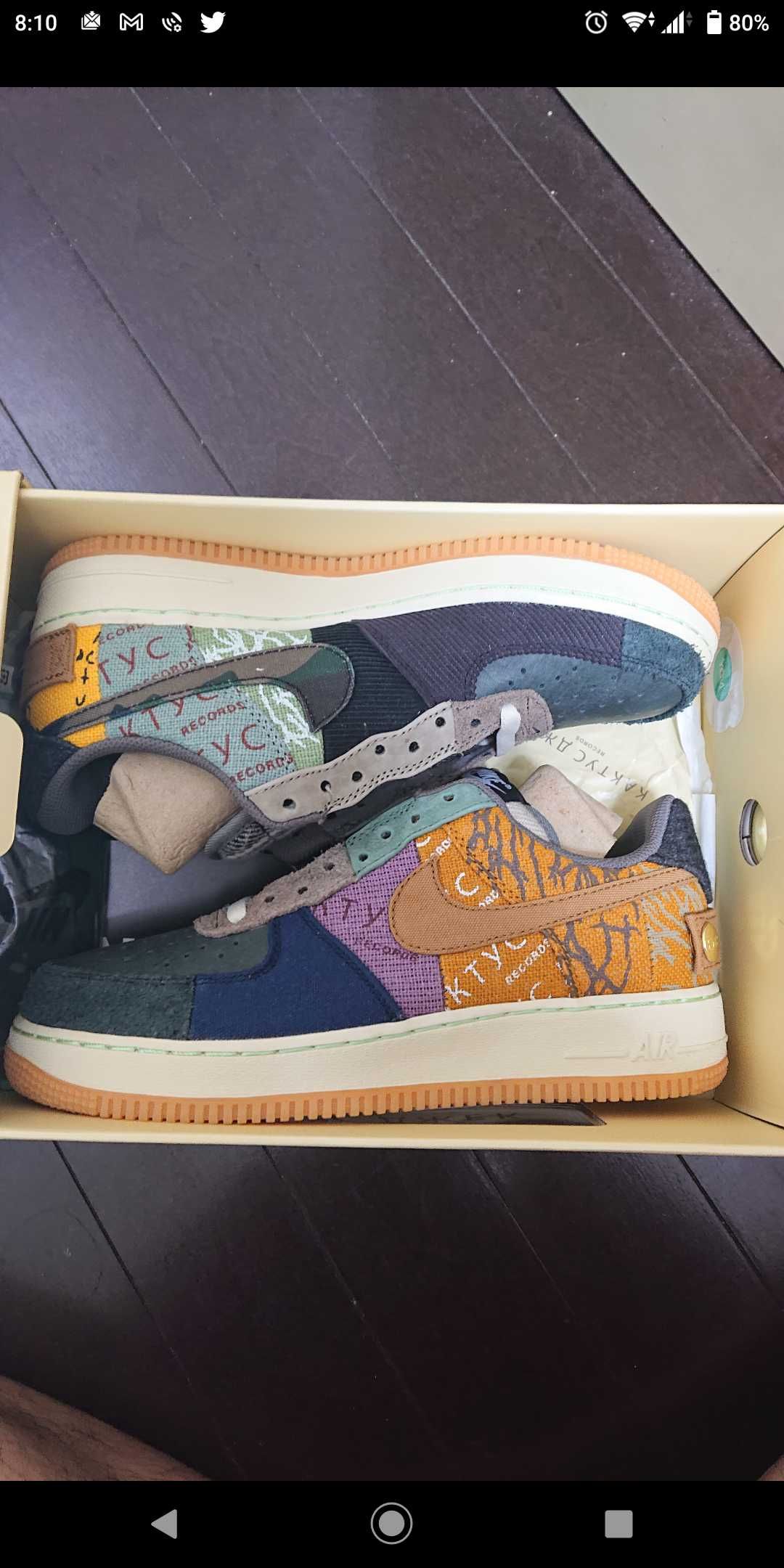 Travis Scott × Nike Air Force 1 Low Cactus Jack "Multi Color"
