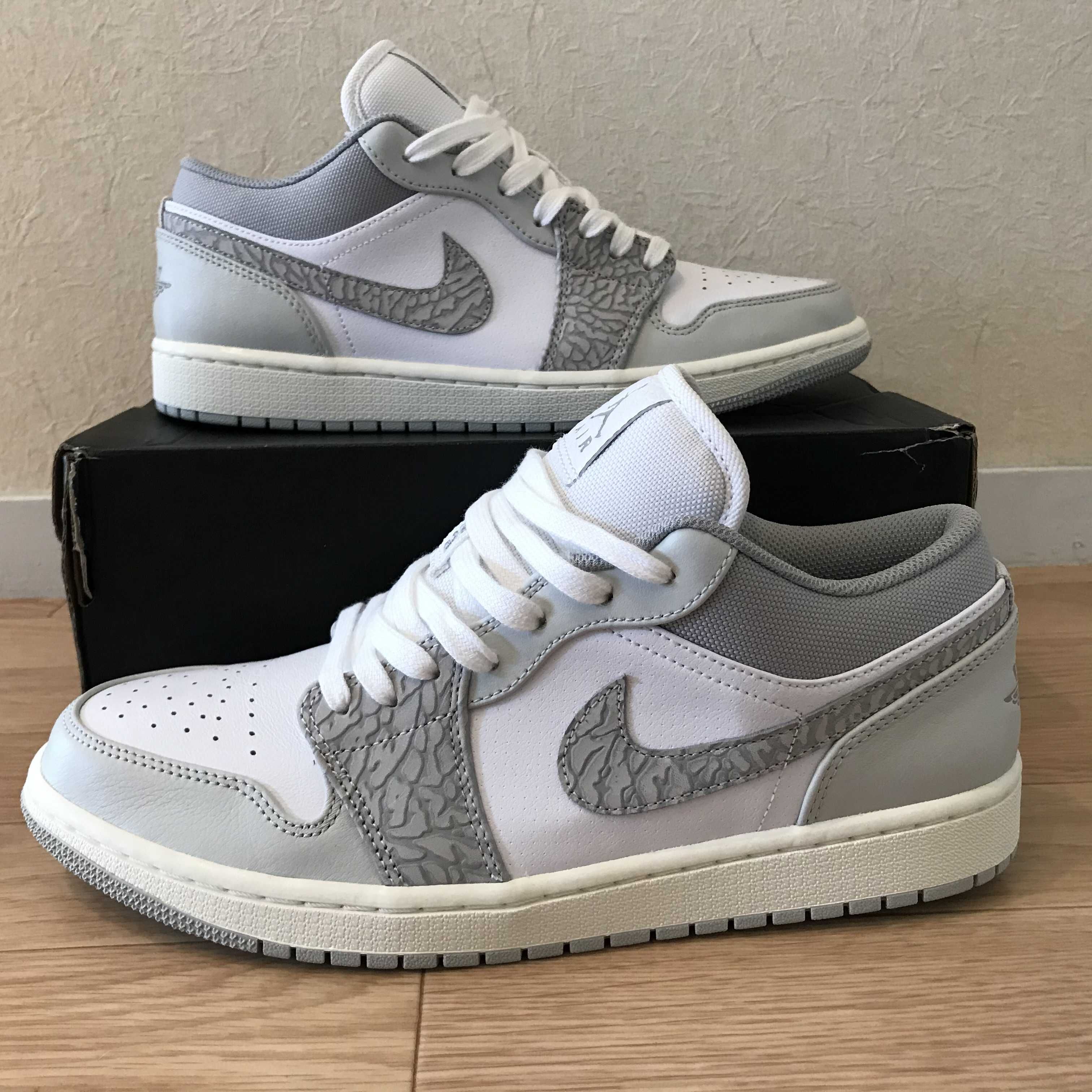 Nike Air Jordan 1 Low PRM "Elephant Print/Safari"