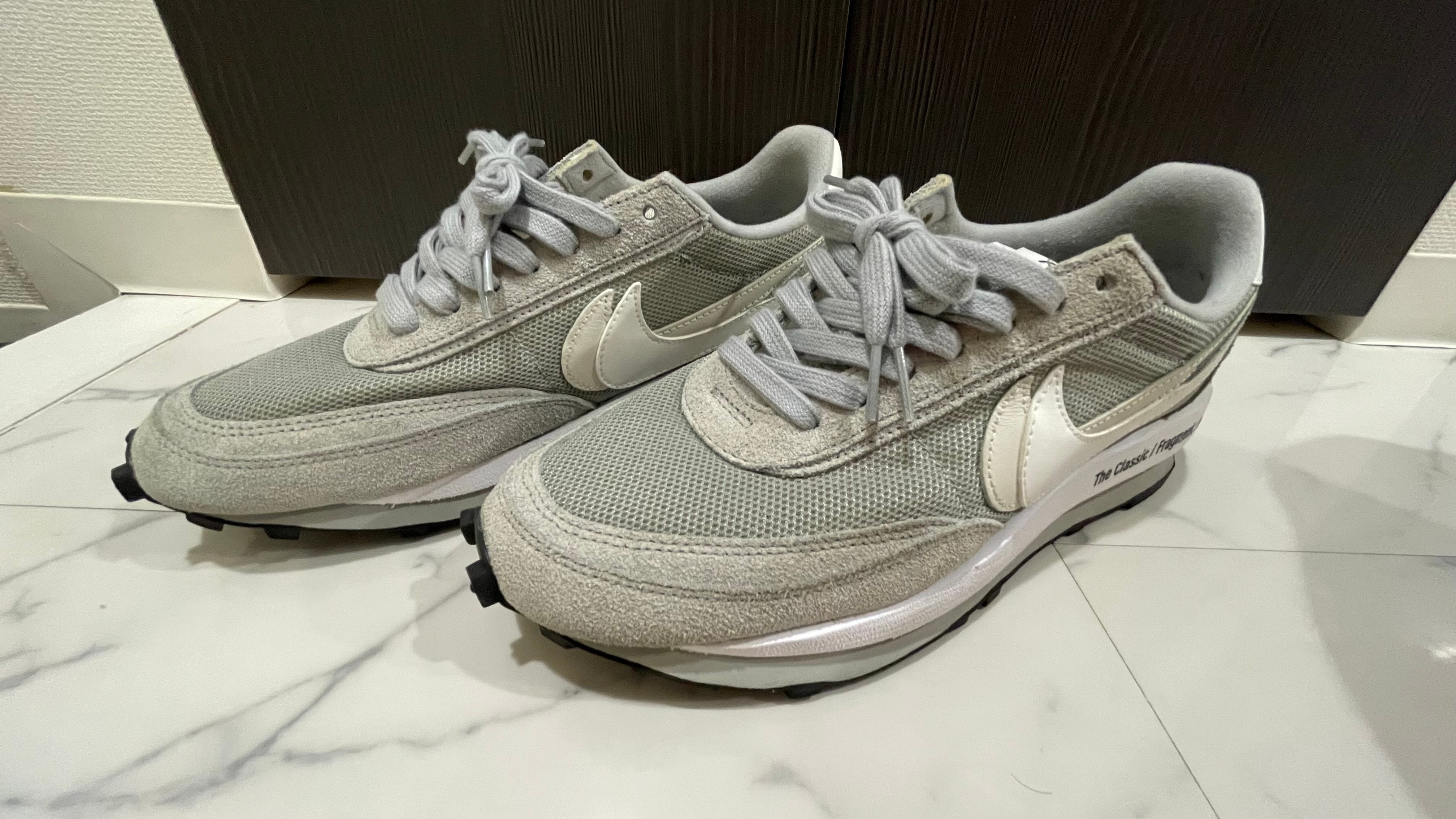 fragment design × sacai × Nike LD Waffle "Light Smoke Grey"