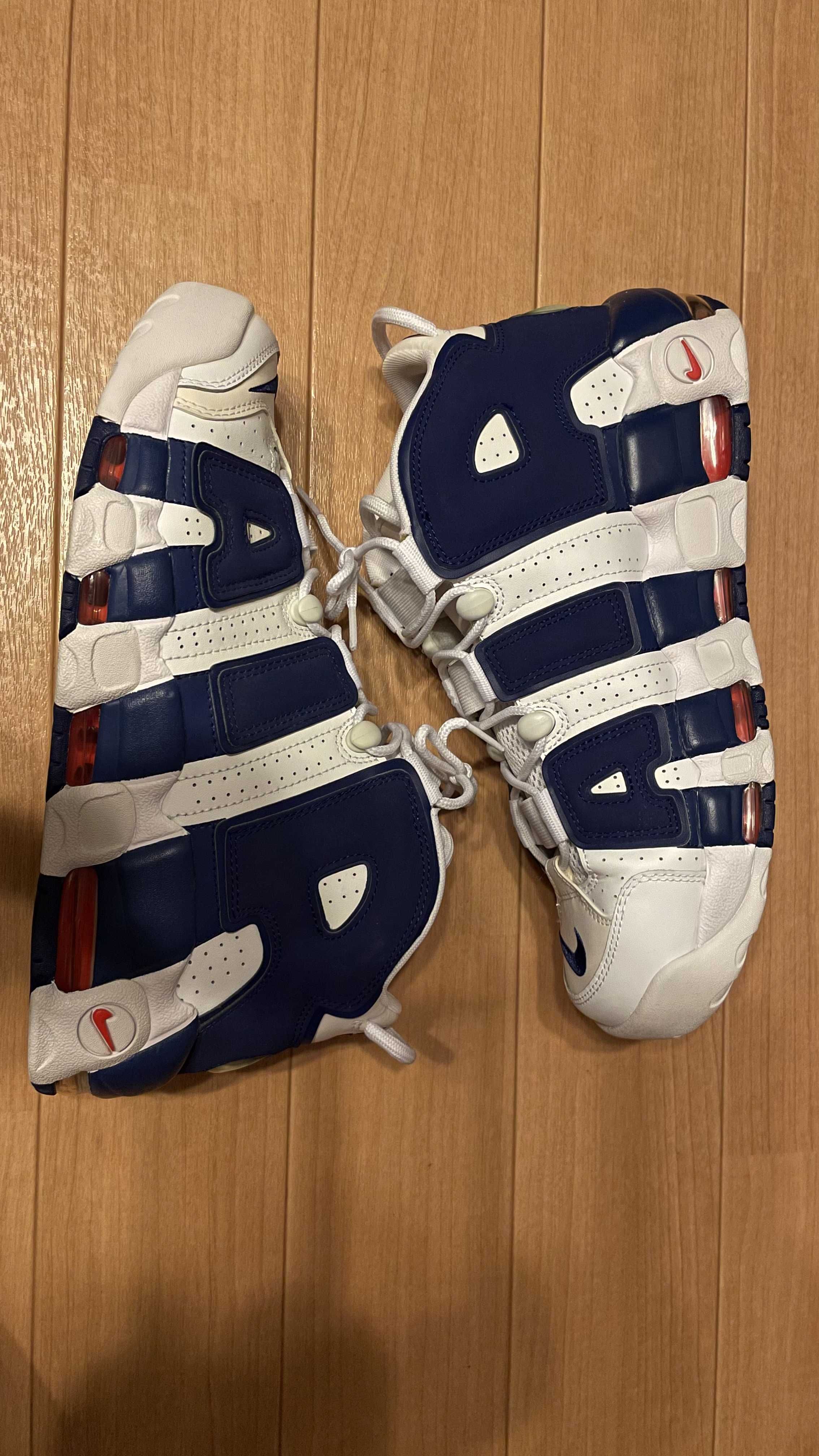 NIKE AIR MORE UPTEMPO 96 "WHITE/DEEP ROYAL BLUE"