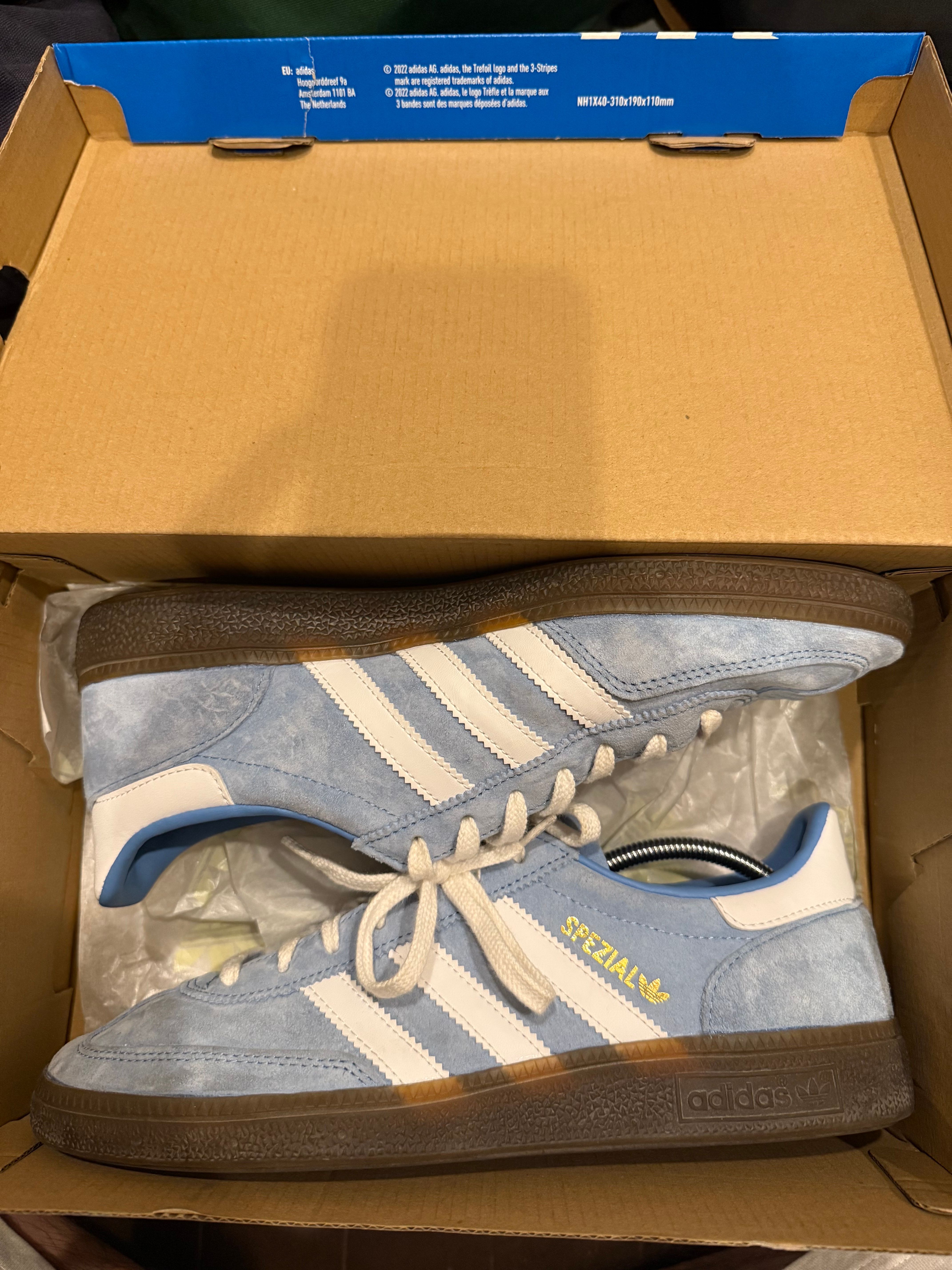 adidas Handball Spezial "Light Blue/Footwear White" (2019/2023)